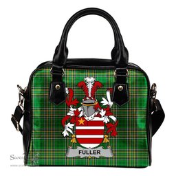 Irish Fuller Coat of Arms Family Crest Ireland Shoulder Handbag Irish National Tartan Irish County Handbag