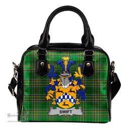 Irish Swift Coat of Arms Family Crest Ireland Shoulder Handbag Irish National Tartan Irish County Handbag