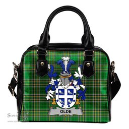 Irish Olde Coat of Arms Family Crest Ireland Shoulder Handbag Irish National Tartan Irish County Handbag