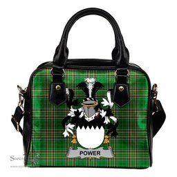 Irish Power Coat of Arms Family Crest Ireland Shoulder Handbag Irish National Tartan Irish County Handbag