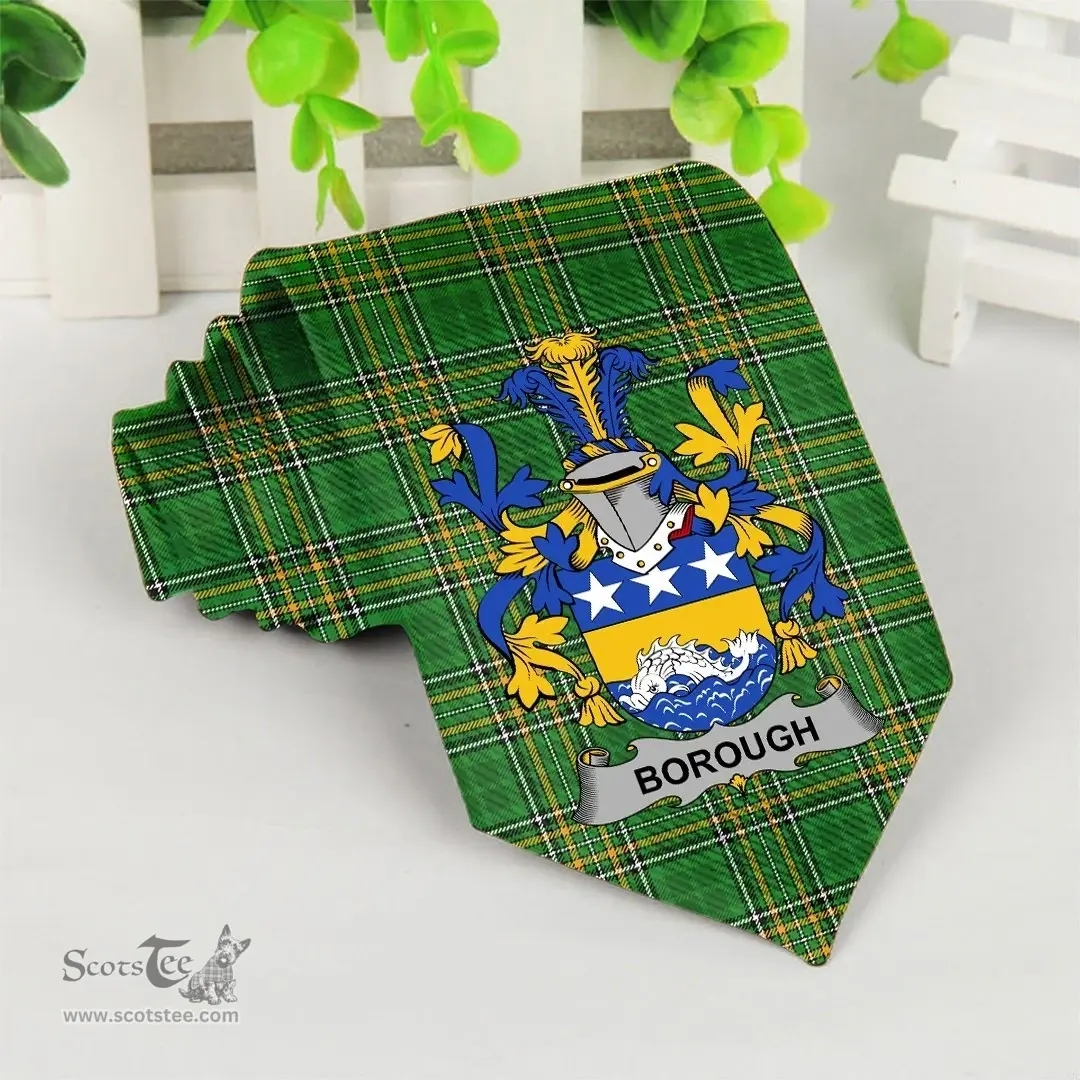 Irish Borough Coat of Arms Family Crest Ireland Neck Tie Irish National Tartan Irish County Tie