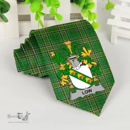 Irish Low Coat of Arms Family Crest Ireland Neck Tie Irish National Tartan Irish County Tie