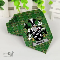 Irish Wadding Coat of Arms Family Crest Ireland Neck Tie Irish National Tartan Irish County Tie
