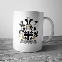 Irish Fenton Coat of Arms Family Crest Ireland Mug Irish Mug