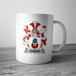 Irish Harmon Coat of Arms Family Crest Ireland Mug Irish Mug