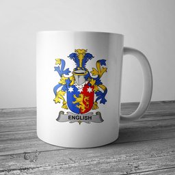 Irish English Coat of Arms Family Crest Ireland Mug Irish Mug