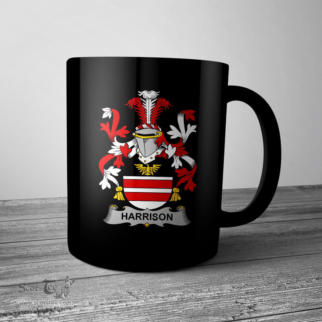 Irish Harrison Coat of Arms Family Crest Ireland Mug Irish Mug