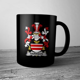 Irish Harrison Coat of Arms Family Crest Ireland Mug Irish Mug