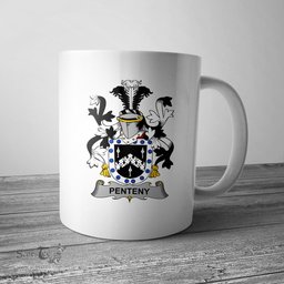 Irish Penteny Coat of Arms Family Crest Ireland Mug Irish Mug
