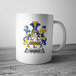 Irish Warren Coat of Arms Family Crest Ireland Mug Irish Mug