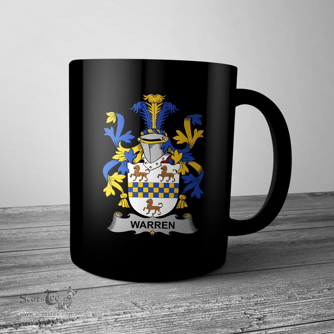 Irish Warren Coat of Arms Family Crest Ireland Mug Irish Mug