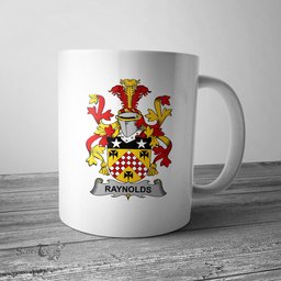 Irish Raynolds Coat of Arms Family Crest Ireland Mug Irish Mug