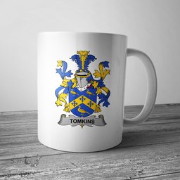 Irish Tomkins Coat of Arms Family Crest Ireland Mug Irish Mug