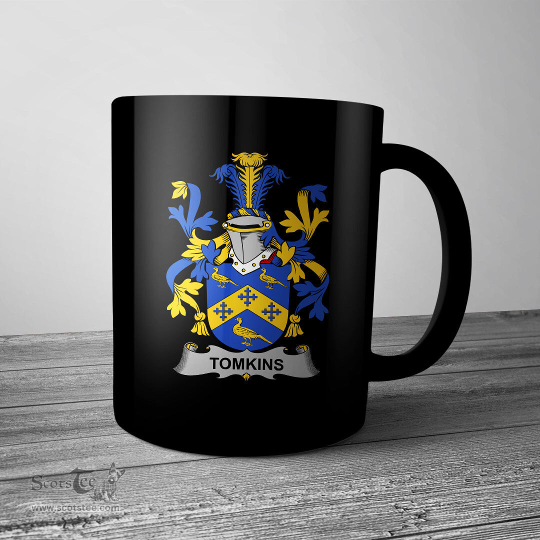 Irish Tomkins Coat of Arms Family Crest Ireland Mug Irish Mug