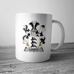Irish Lovett Coat of Arms Family Crest Ireland Mug Irish Mug