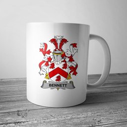 Irish Bennett Coat of Arms Family Crest Ireland Mug Irish Mug