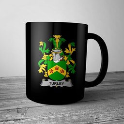 Irish Turley Coat of Arms Family Crest Ireland Mug Irish Mug