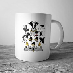 Irish Wolfe Coat of Arms Family Crest Ireland Mug Irish Mug