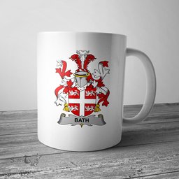 Irish Bath Coat of Arms Family Crest Ireland Mug Irish Mug