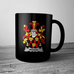 Irish Wiggat Coat of Arms Family Crest Ireland Mug Irish Mug
