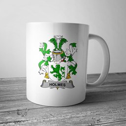 Irish Holmes Coat of Arms Family Crest Ireland Mug Irish Mug