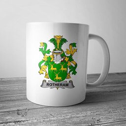 Irish Rotheram Coat of Arms Family Crest Ireland Mug Irish Mug