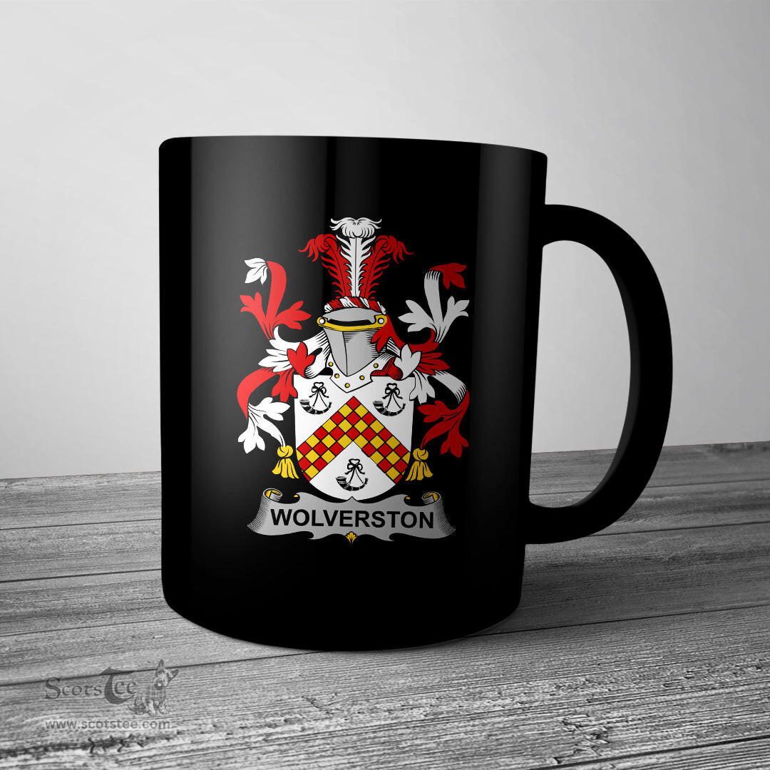 Irish Wolverston Coat of Arms Family Crest Ireland Mug Irish Mug
