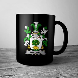Irish Furlong Coat of Arms Family Crest Ireland Mug Irish Mug