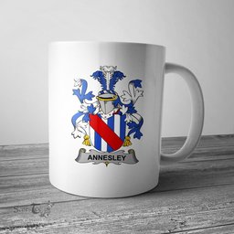 Irish Annesley Coat of Arms Family Crest Ireland Mug Irish Mug