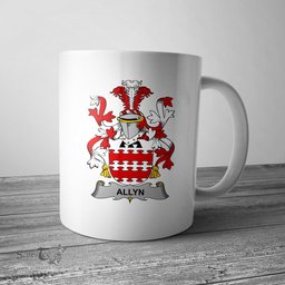 Irish Allyn Coat of Arms Family Crest Ireland Mug Irish Mug
