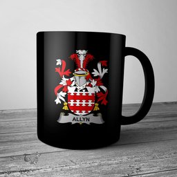 Irish Allyn Coat of Arms Family Crest Ireland Mug Irish Mug