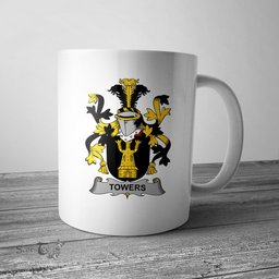Irish Towers Coat of Arms Family Crest Ireland Mug Irish Mug
