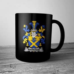 Irish Markham Coat of Arms Family Crest Ireland Mug Irish Mug