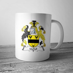 Irish McFall Coat of Arms Family Crest Ireland Mug Irish Mug