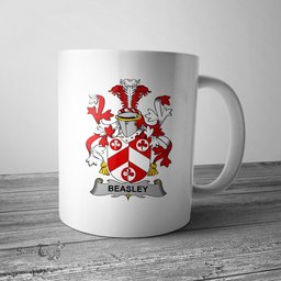 Irish Beasley Coat of Arms Family Crest Ireland Mug Irish Mug