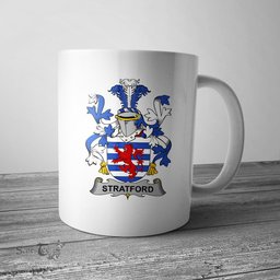 Irish Stratford Coat of Arms Family Crest Ireland Mug Irish Mug