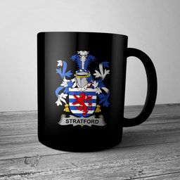 Irish Stratford Coat of Arms Family Crest Ireland Mug Irish Mug