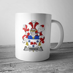 Irish Trench Coat of Arms Family Crest Ireland Mug Irish Mug