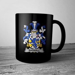Irish Bagnall Coat of Arms Family Crest Ireland Mug Irish Mug