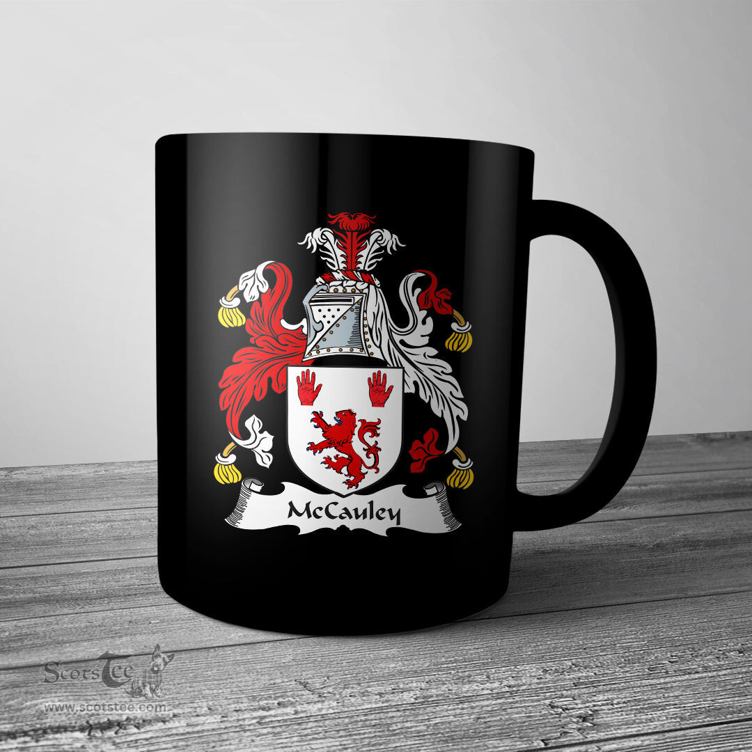Irish McCauley Coat of Arms Family Crest Ireland Mug Irish Mug