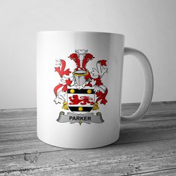Irish Parker Coat of Arms Family Crest Ireland Mug Irish Mug