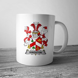 Irish Kingston Coat of Arms Family Crest Ireland Mug Irish Mug