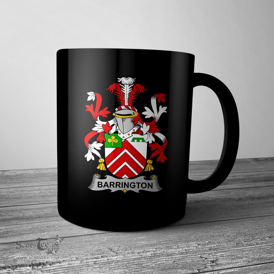 Irish Barrington Coat of Arms Family Crest Ireland Mug Irish Mug