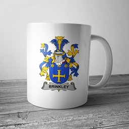 Irish Brinkley Coat of Arms Family Crest Ireland Mug Irish Mug