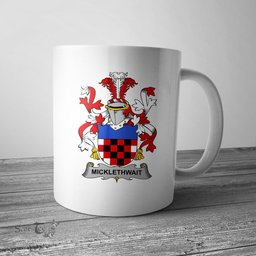 Irish Micklethwait Coat of Arms Family Crest Ireland Mug Irish Mug