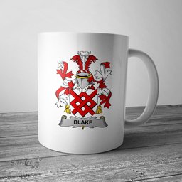 Irish Blake Coat of Arms Family Crest Ireland Mug Irish Mug