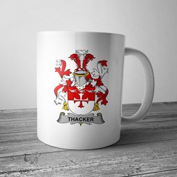 Irish Thacker Coat of Arms Family Crest Ireland Mug Irish Mug