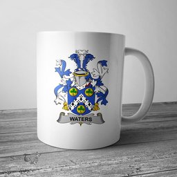 Irish Waters Coat of Arms Family Crest Ireland Mug Irish Mug