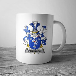 Irish Faulkner Coat of Arms Family Crest Ireland Mug Irish Mug