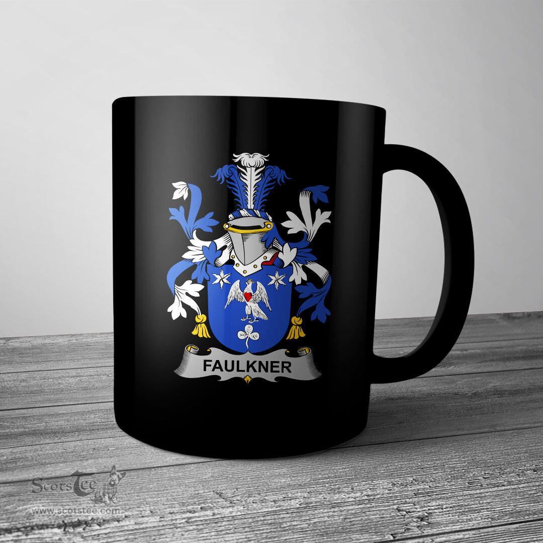 Irish Faulkner Coat of Arms Family Crest Ireland Mug Irish Mug